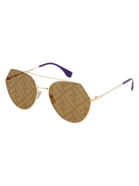 fendi monogram aviator sunglasses|Fendi oversized 56mm sunglasses.